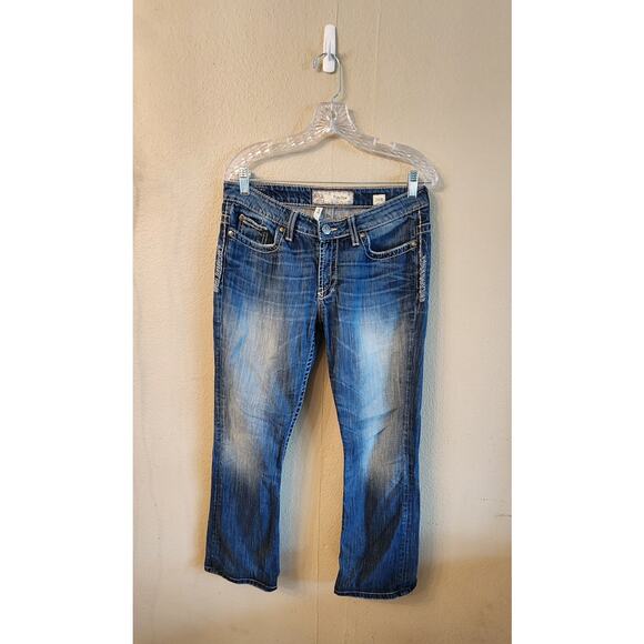 BKE Denim Women's Bootcut Payton Size 29 Embroidery Sequin - Picture 5 of 15